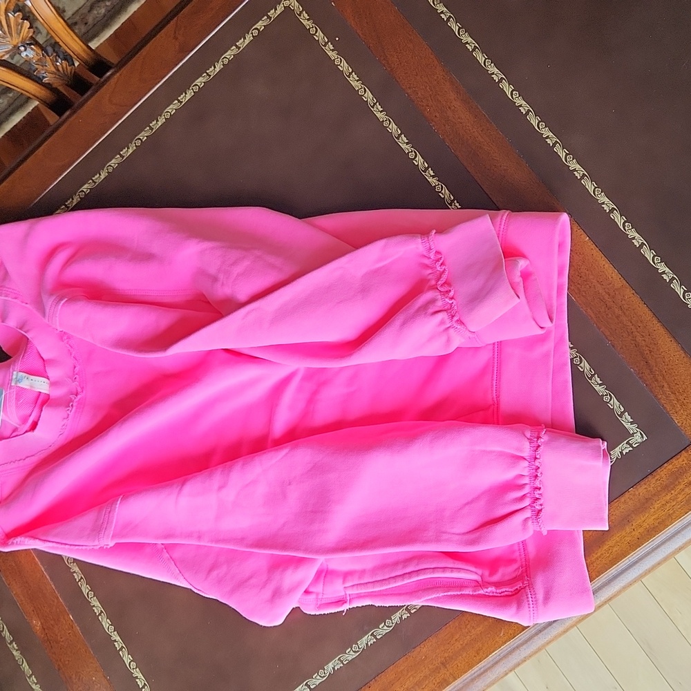 NWT ❗️ Free people houte pink oversize small S with pockets sweater - Picture 14 of 16